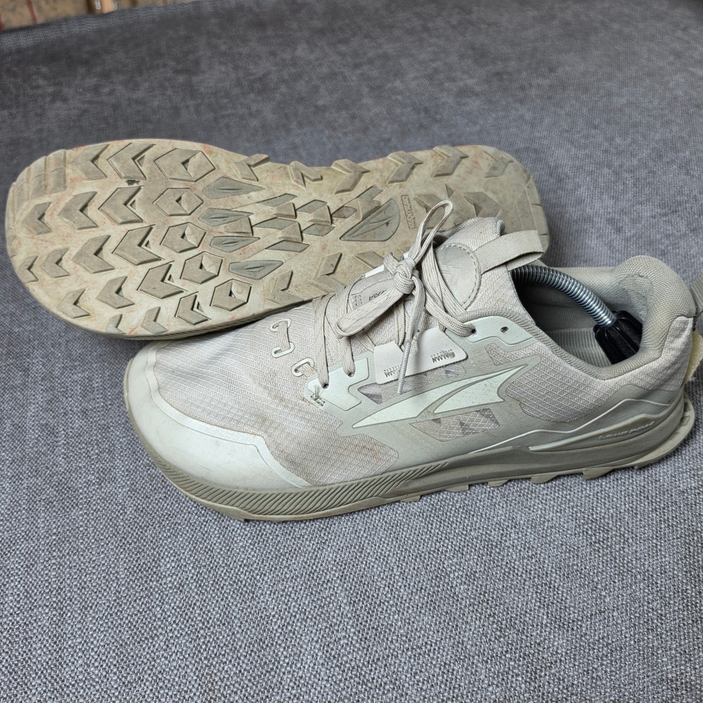 Altra Lone Peak 6 Mens 12.5 Beige Trail Running Shoes AL0A547L281